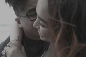 Warm lovely couple