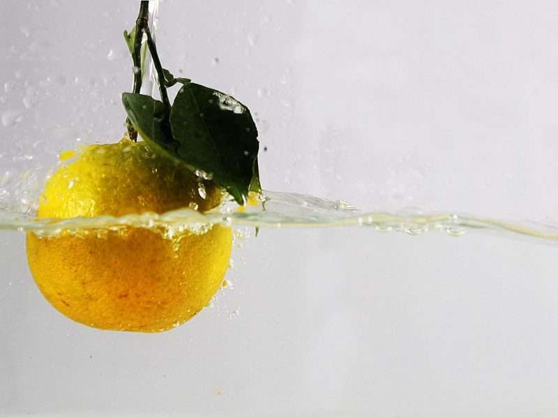 Citrus on water