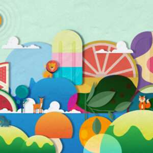 RRCREATIVITY.COM Illustration - Milkshake City 1